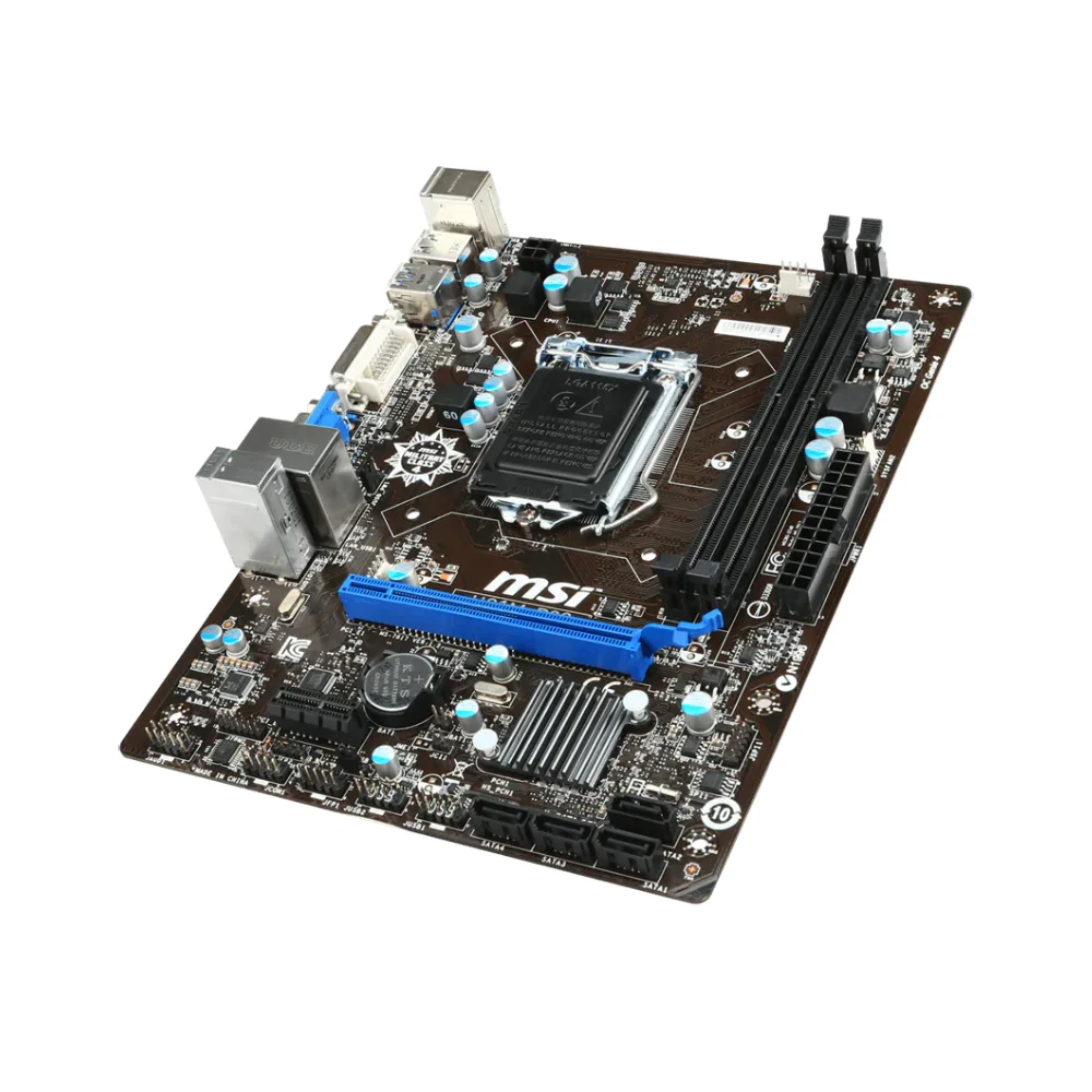 MSI Motherboard H81M-P33 DDR3 For Intel 4th Gen (Import) view 2